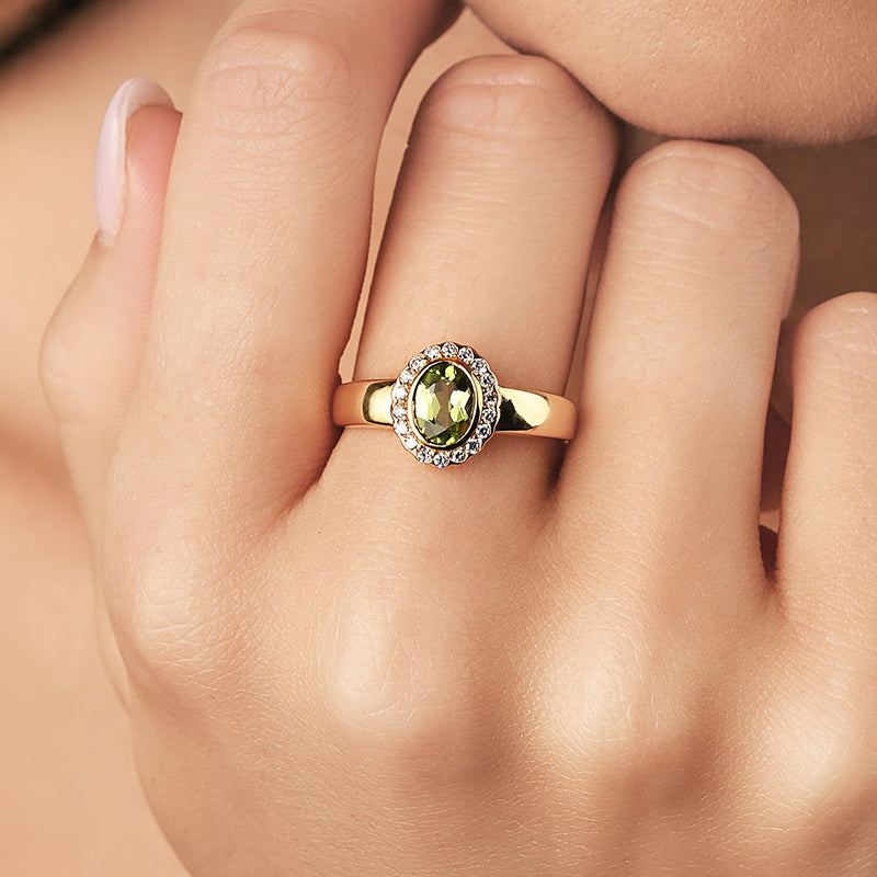 STELLA PERIDOT RING