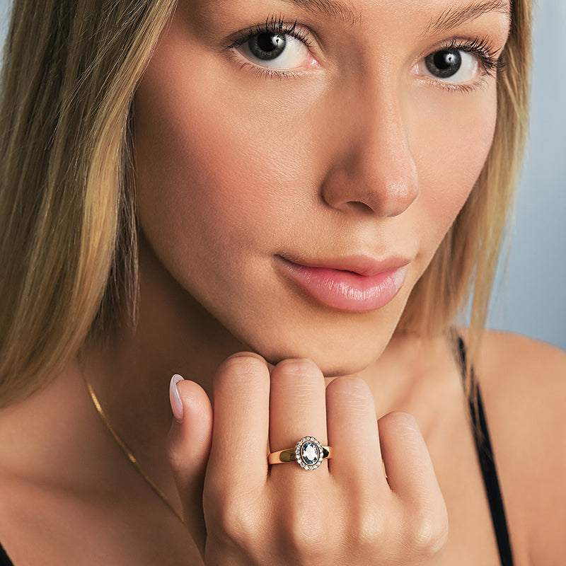 STELLA SKY BLUE TOPAZ RING