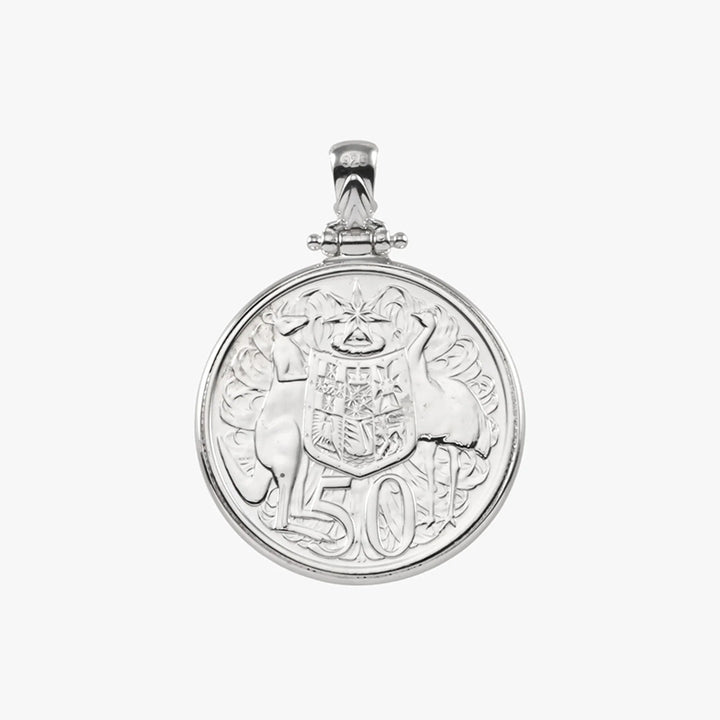 60TH ANNIVERSARY (1966) 50C COIN PENDANT