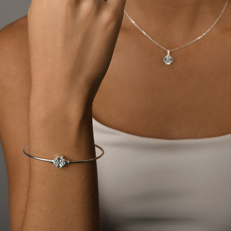 SKY BLUE TOPAZ BANGLE