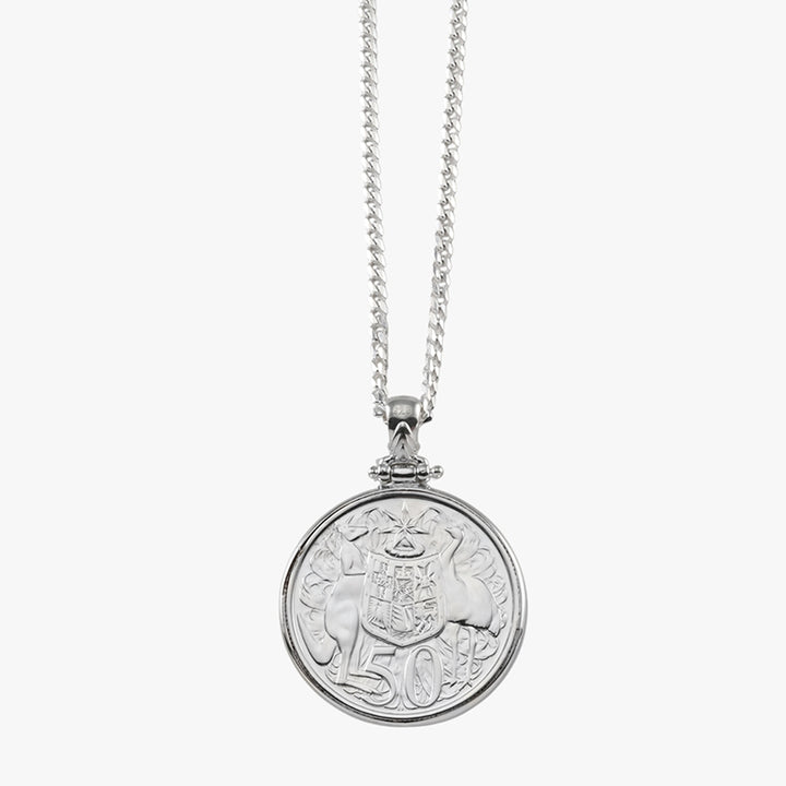 1966 AUTHENTIC 50C COIN NECKLACE