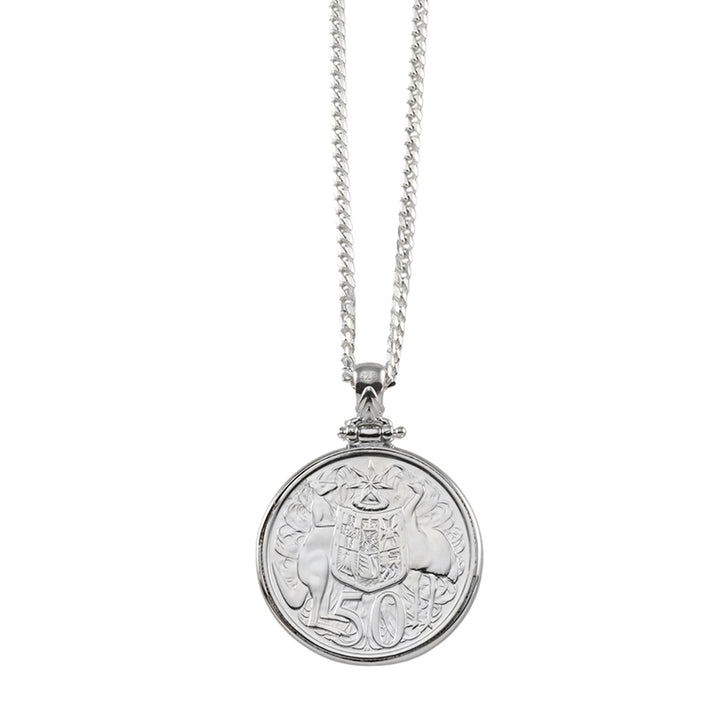 1966 AUTHENTIC 50C COIN NECKLACE