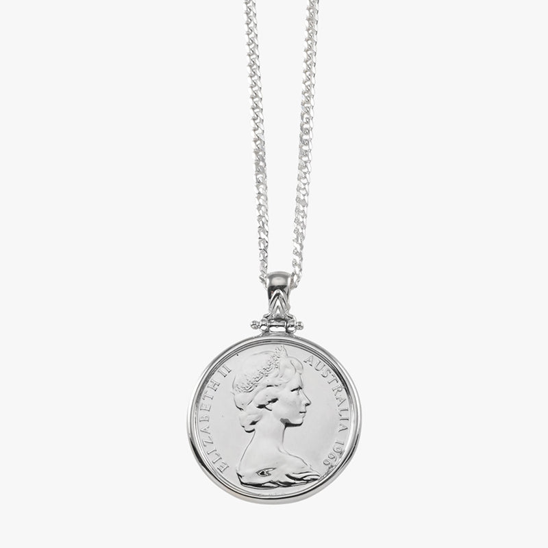 1966 AUTHENTIC 50C COIN NECKLACE