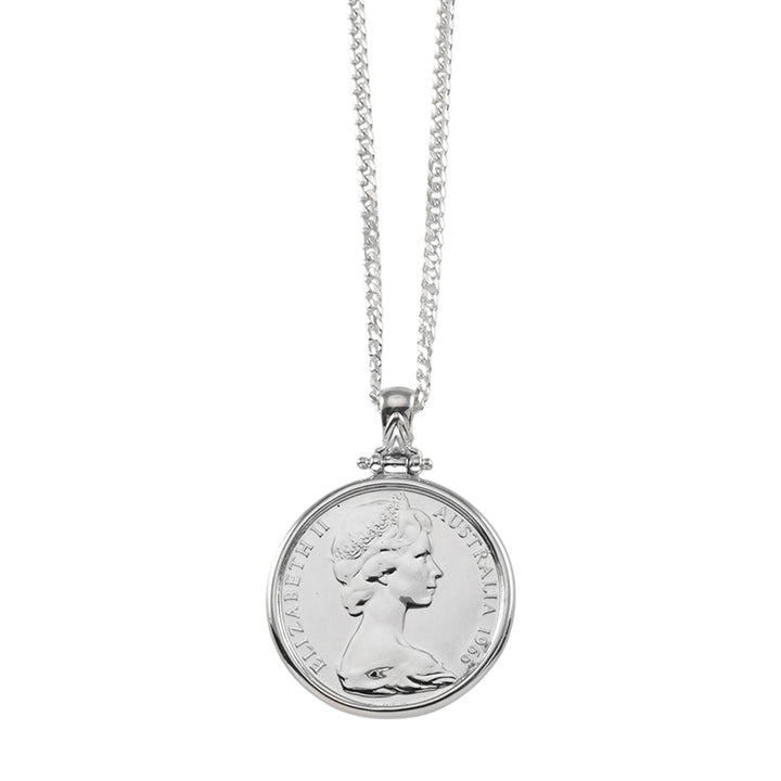 1966 AUTHENTIC 50C COIN NECKLACE