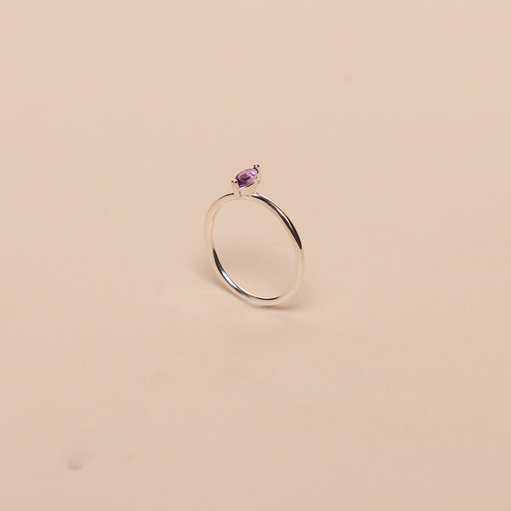 FEBRUARY BIRTHSTONE RING