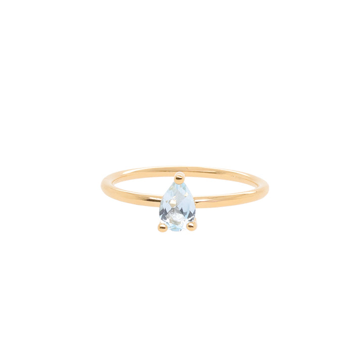 MARCH BIRTHSTONE RING