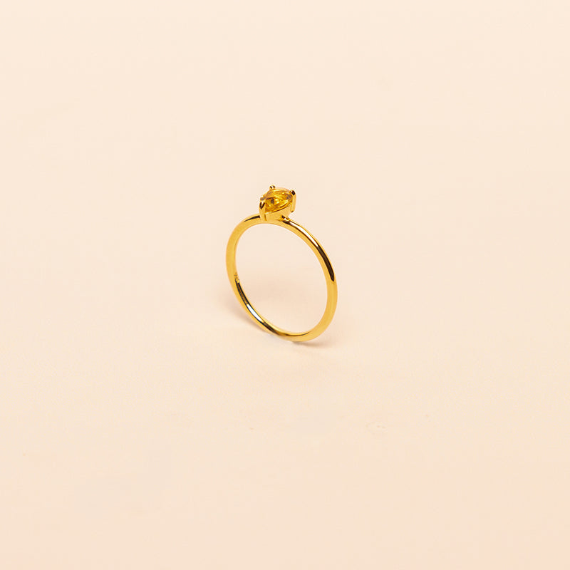 NOVEMBER BIRTHSTONE RING