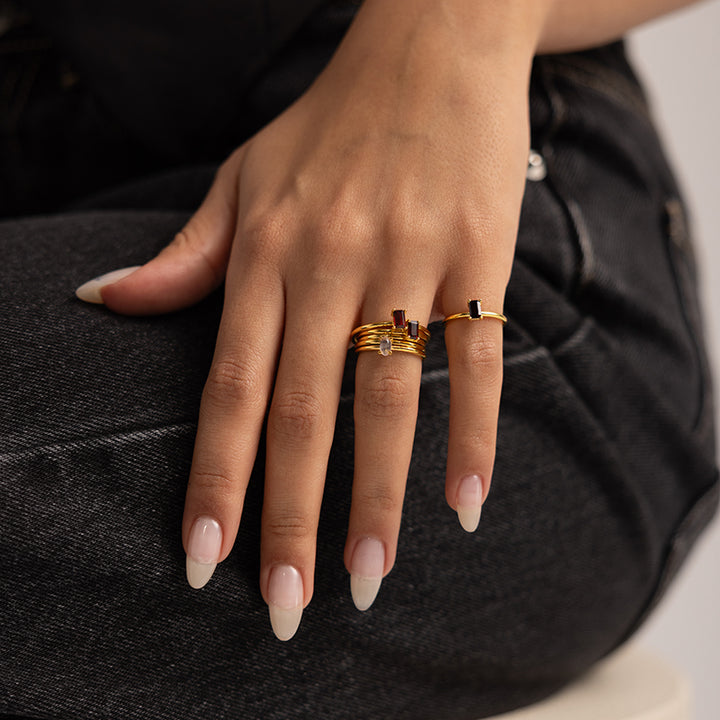 JANUARY BIRTHSTONE RING