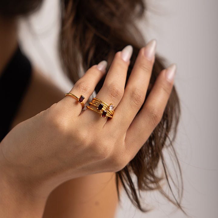 OCTOBER BIRTHSTONE RING