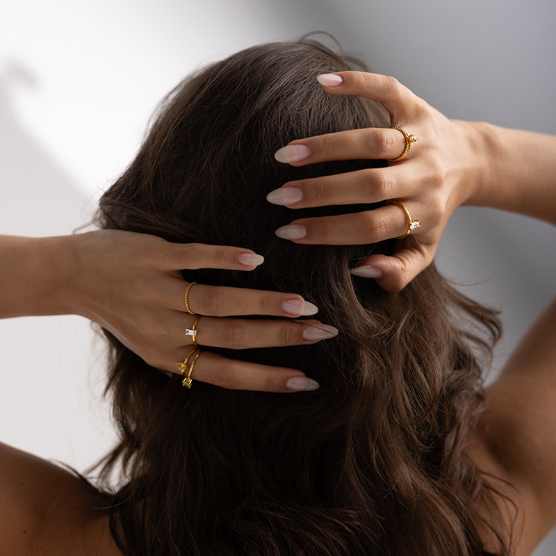 APRIL BIRTHSTONE RING