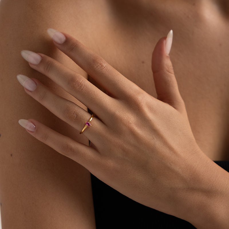 JULY BIRTHSTONE RING