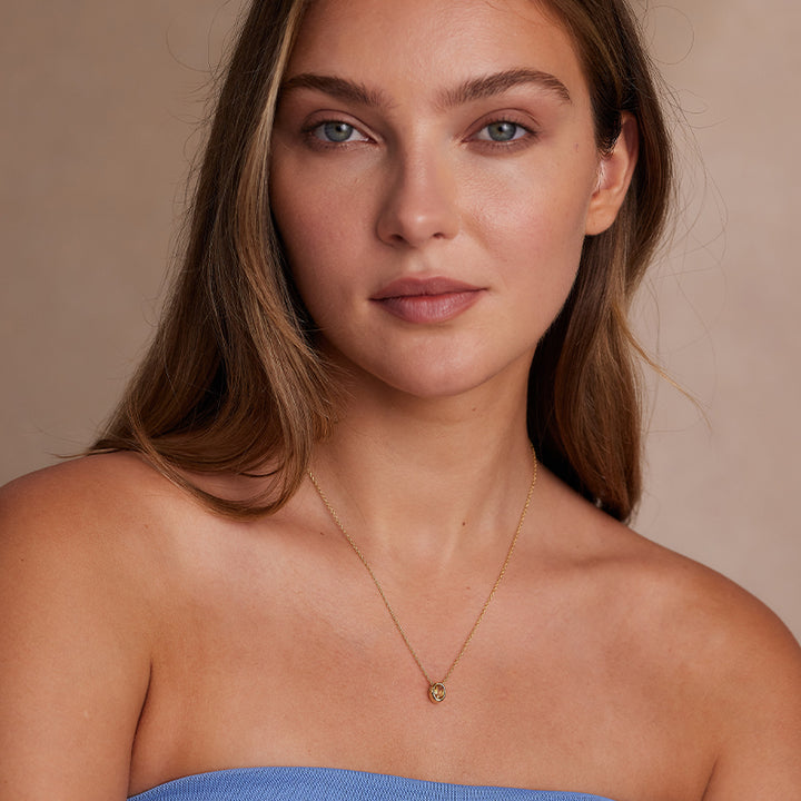 NOVEMBER CITRINE BIRTHSTONE NECKLACE
