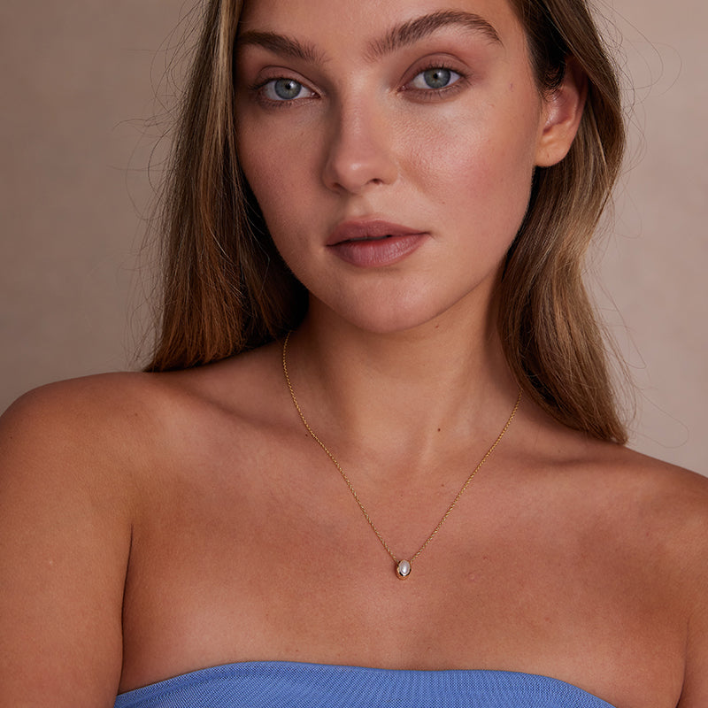 JUNE PEARL BIRTHSTONE NECKLACE