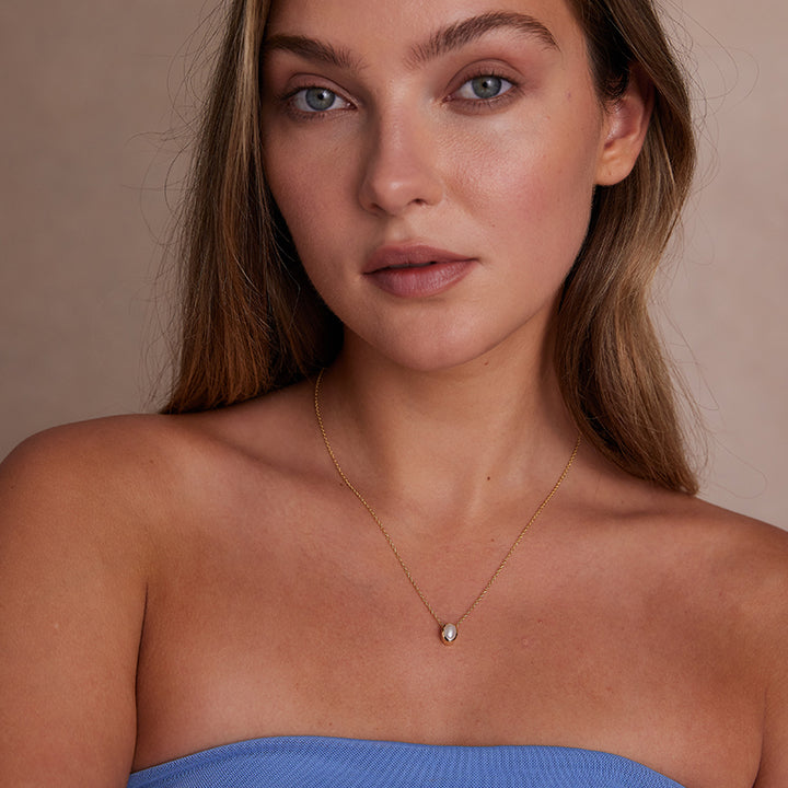 JUNE PEARL BIRTHSTONE NECKLACE