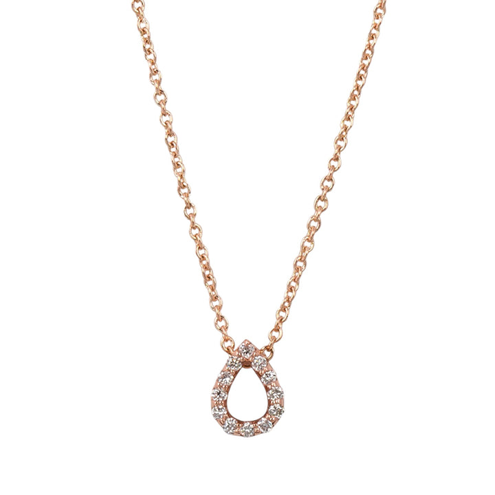 OPEN PEAR NECKLACE