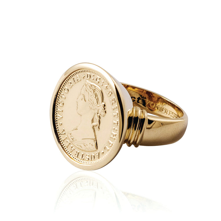 SIXPENCE TOKEN RING