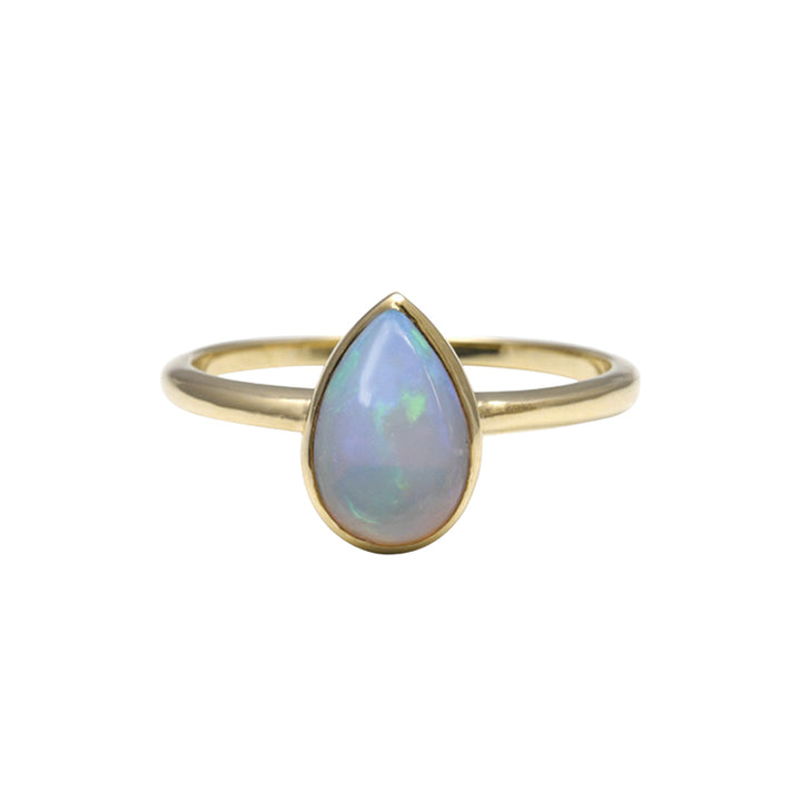 PEAR NATURAL OPAL RING