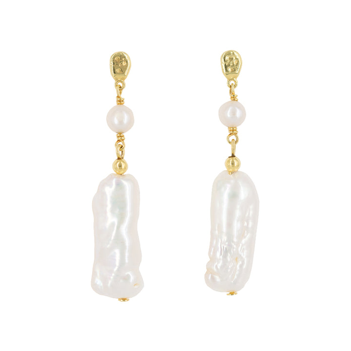 SEA GLOW PEARL EARRINGS