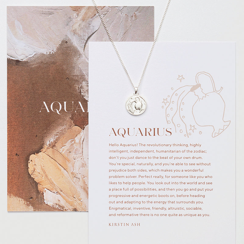 AQUARIUS ZODIAC CHARM