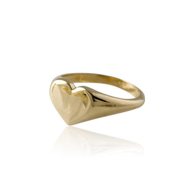 HEART SIGNET RING