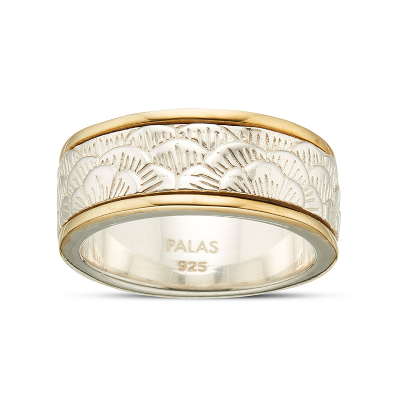 LOTUS MEDITATION SPINNING RING