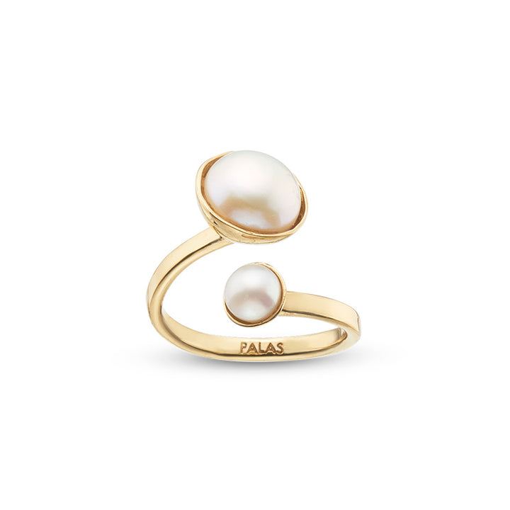 APHRODITE DOUBLE PEARL RING