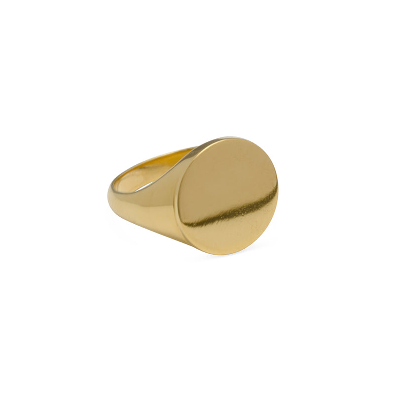ROUND SIGNET RING