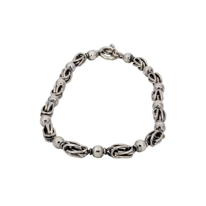 SOLITA KNOT AND BALL FOB NECKLACE