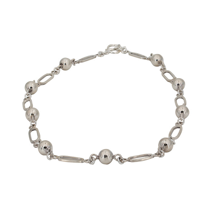 MARIA OPEN LINK AND BALL NECKLACE