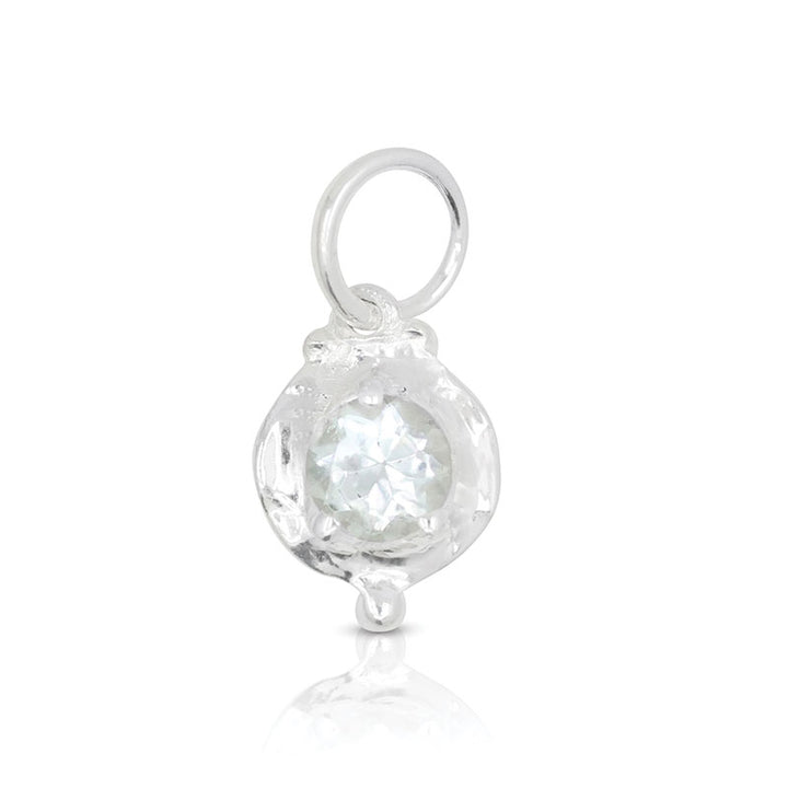 MARCH AQUAMARINE BIRTHSTONE CHARM