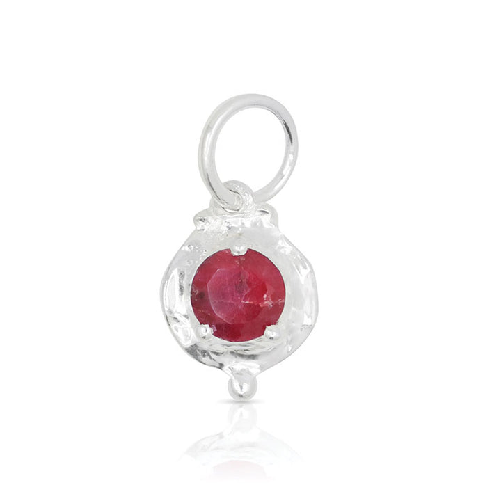 JULY RUBY BIRTHSTONE CHARM