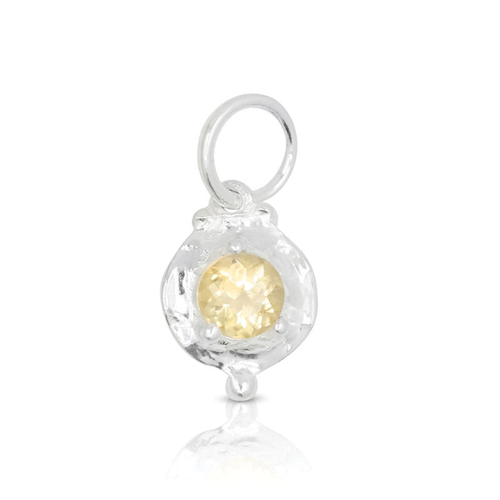 NOVEMBER CITRINE BIRTHSTONE CHARM