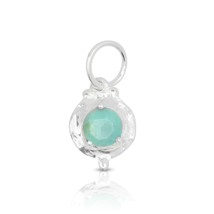 DECEMBER TURQUOISE BIRTHSTONE CHARM