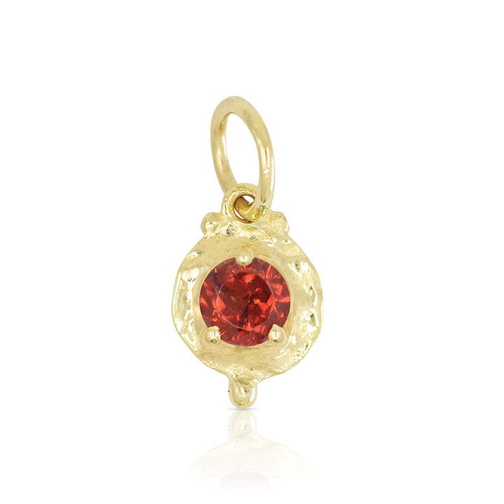 JANUARY GARNET BIRTHSTONE CHARM
