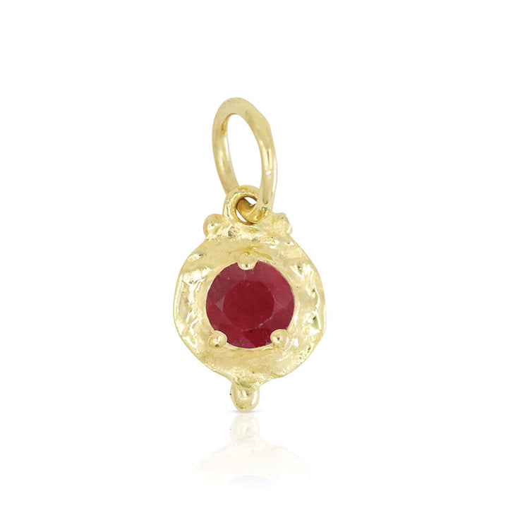 JULY RUBY BIRTHSTONE CHARM