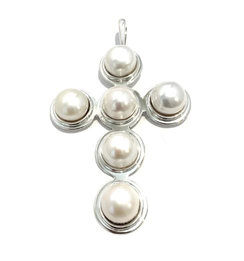 PEARL CROSS PENDANT