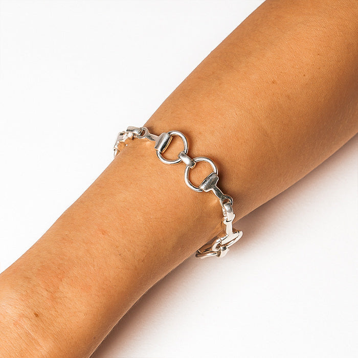 LOLA SMALL HORSE BIT LINK BRACELET