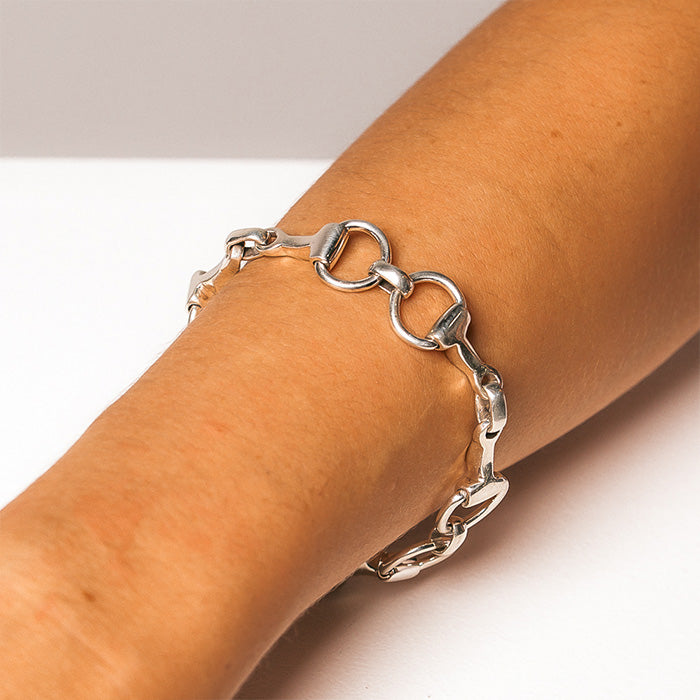 LOLA SMALL HORSE BIT LINK BRACELET