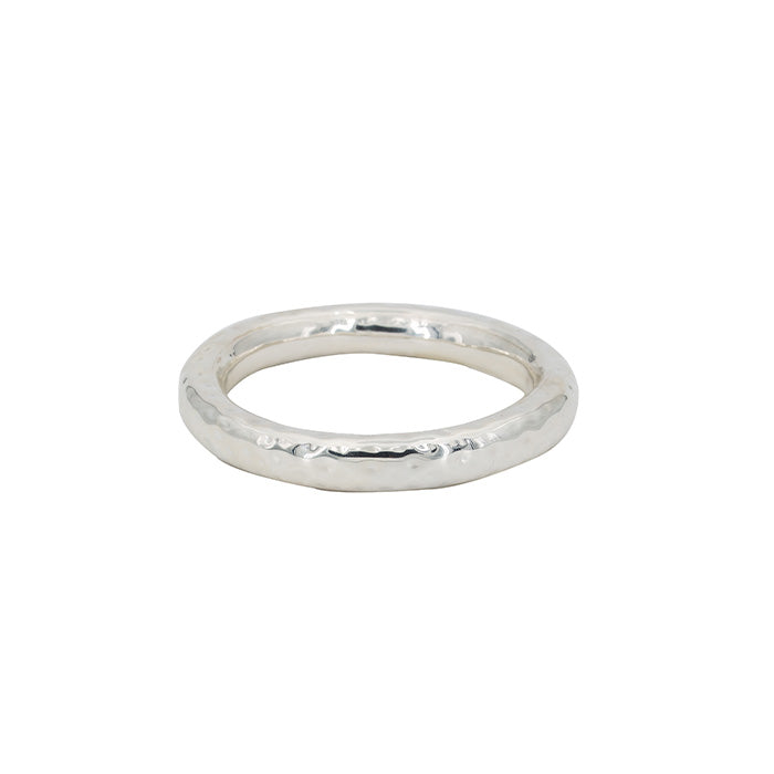 LEON HAMMERED TUBE BANGLE