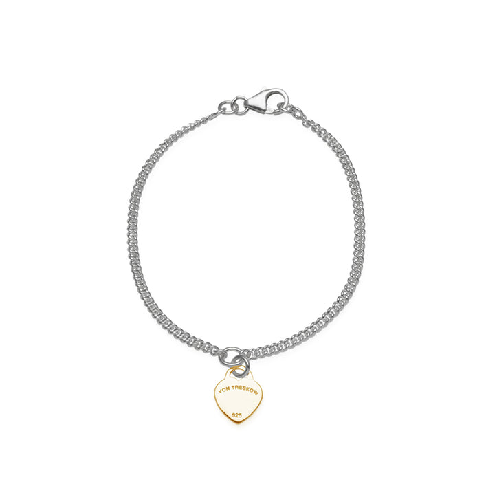 VT HEART CURB BRACELET