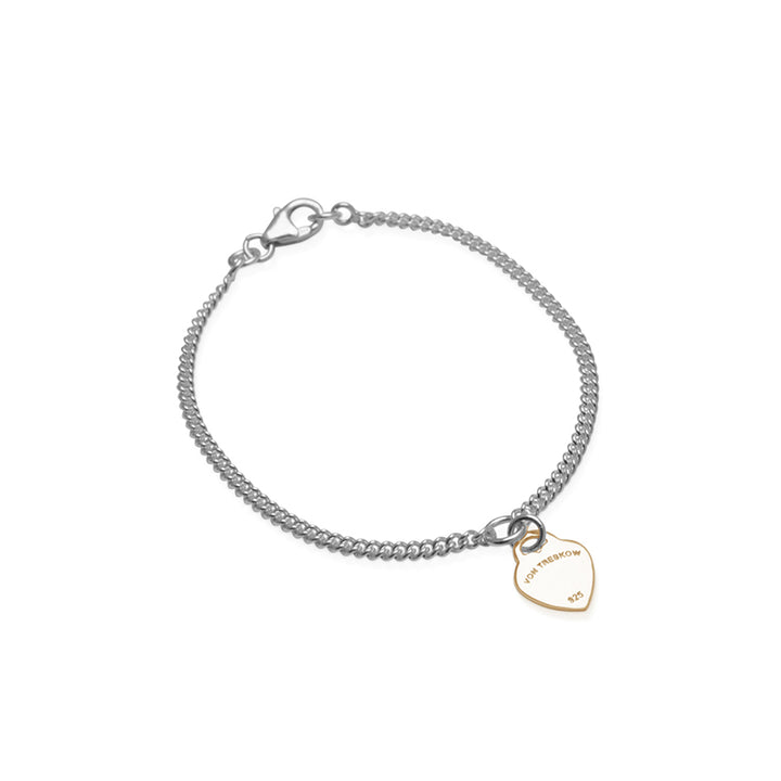 VT HEART CURB BRACELET