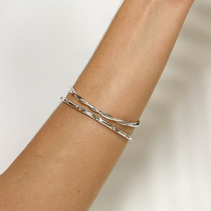 DOUBLE WEAVE BANGLE