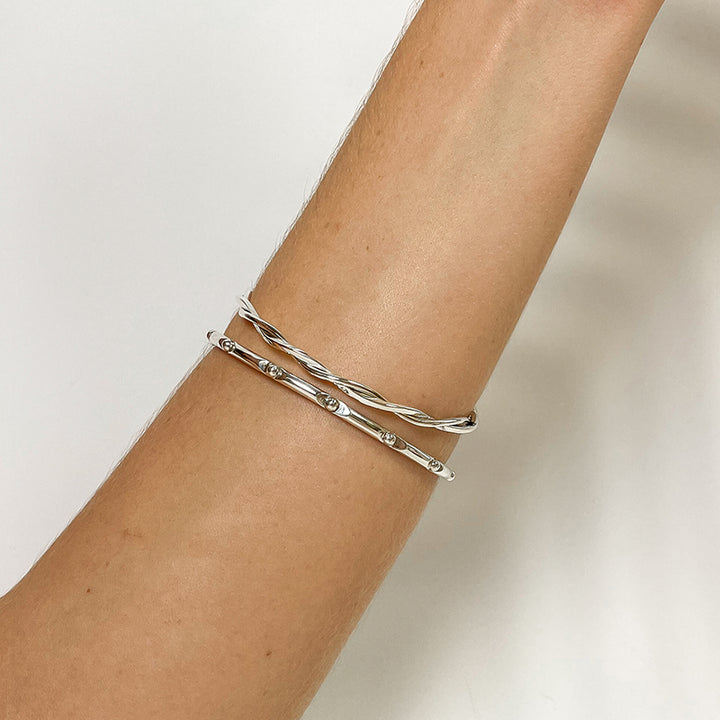 DOUBLE WEAVE BANGLE