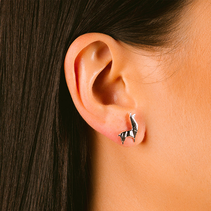ORIGAMI LLAMA EARRINGS