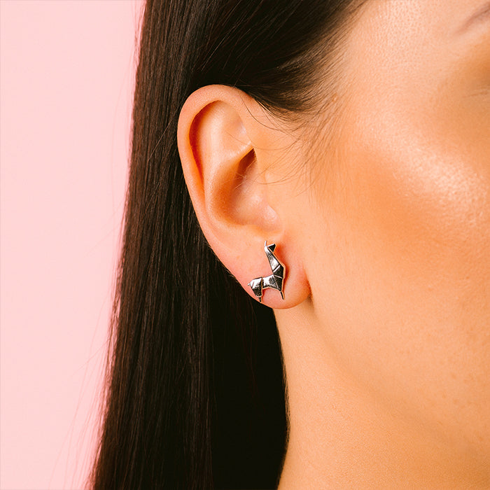 ORIGAMI LLAMA EARRINGS