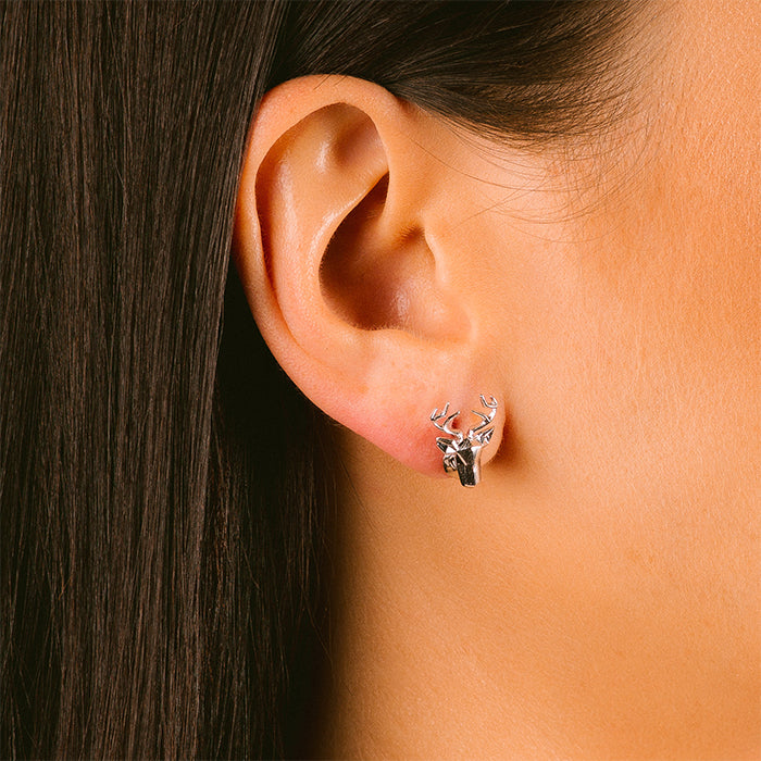ORIGAMI DEER HEAD EARRINGS