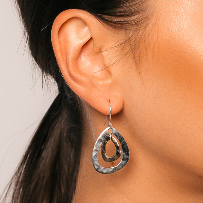 MANZANILLO DOUBLE OVAL EARRINGS