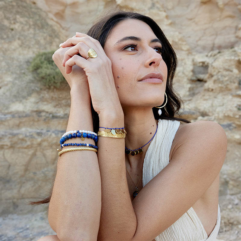 ICARIA HOOP PEARL HOOPS
