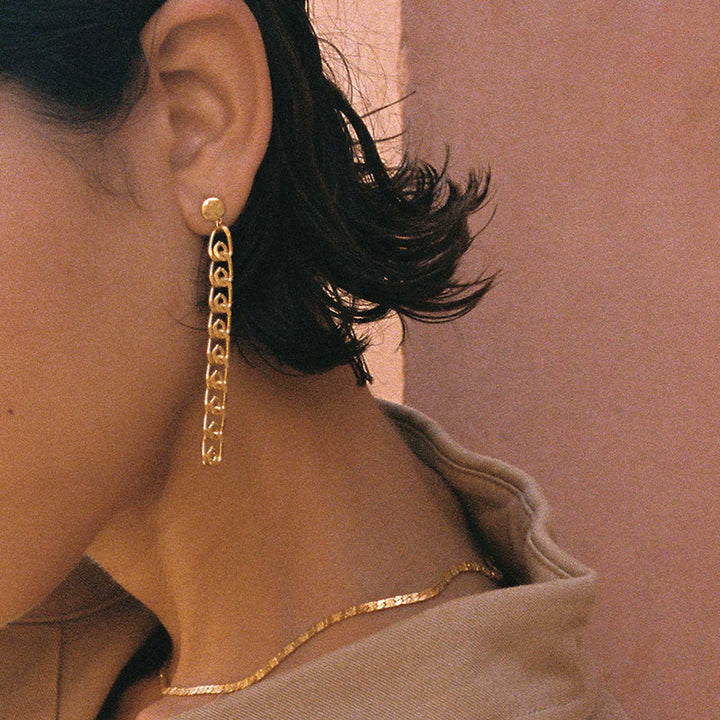 SUN DANCE CHAIN EARRINGS