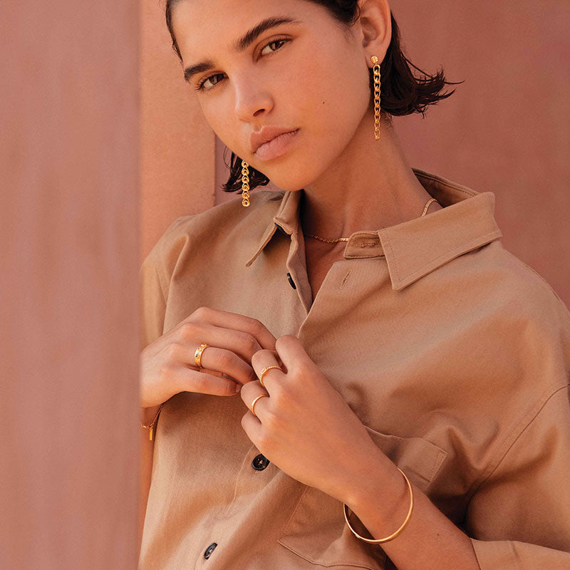 SUN DANCE CHAIN EARRINGS